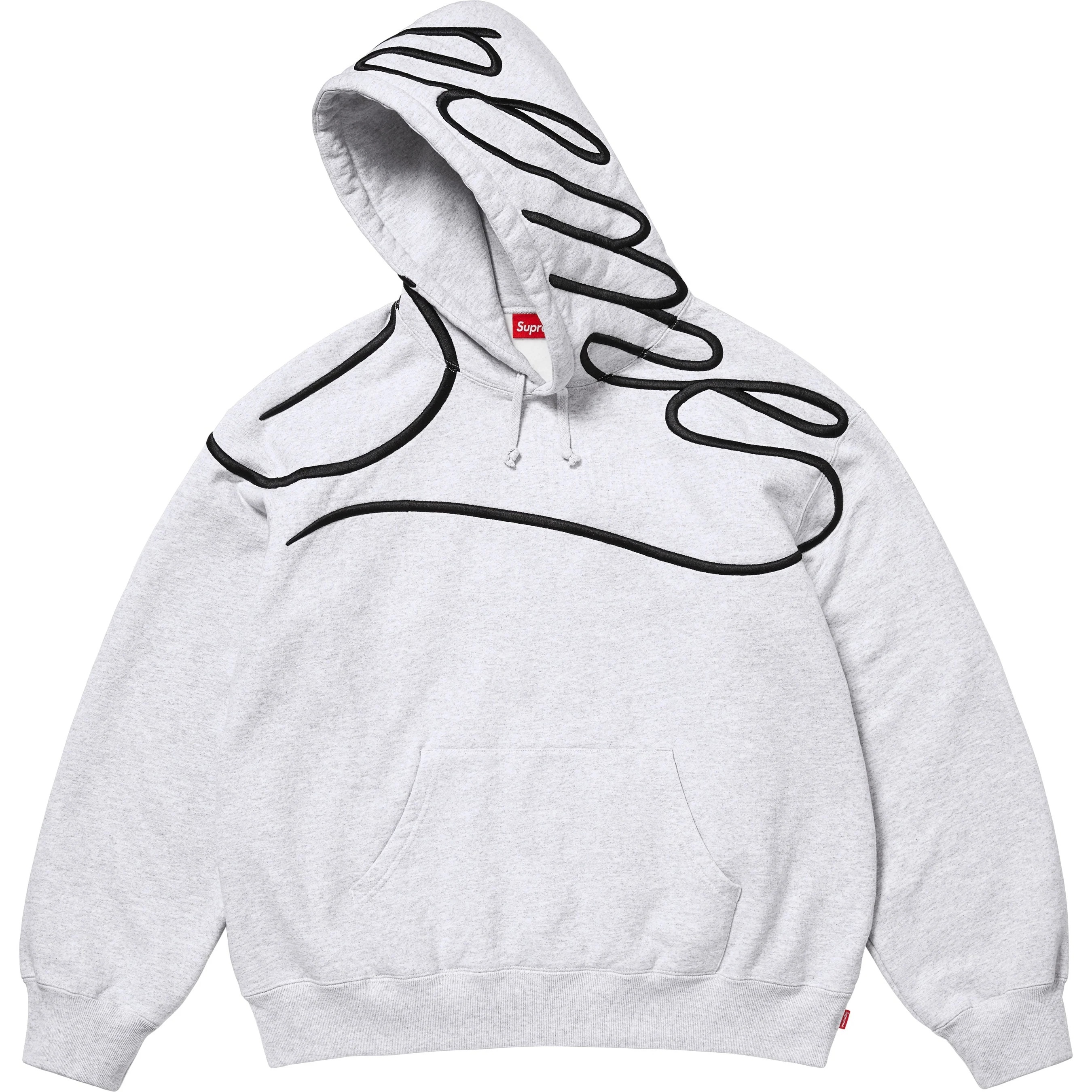 Shoulder Script Hooded Sweatshirt view 8